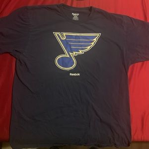 Mens XL St Louis Blues NHL Reebok Hockey TShirt